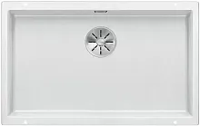 Мойка Blanco SUBLINE 700-U SILGRANIT отводная арматура InFino® белый