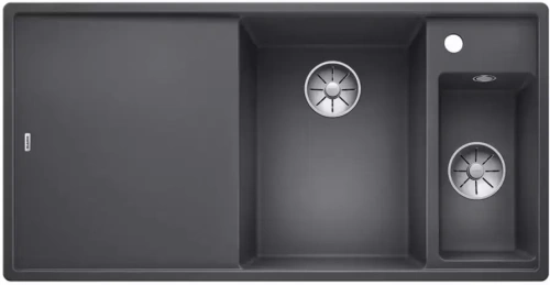 Мойка Blanco AXIA III 6 S чаша справа, доска ясень клапан-автомат InFino® темная скала