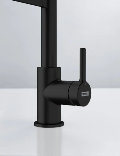 Смеситель Franke Lina Semi-pro с выдвижным шлангом черный матовый фото 3