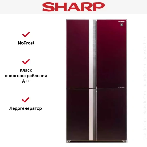 Холодильник Side by Side Sharp SJGX98PRD фото 2