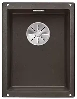 Мойка Blanco SUBLINE 320-U SILGRANIT отводная арматура InFino® кофе