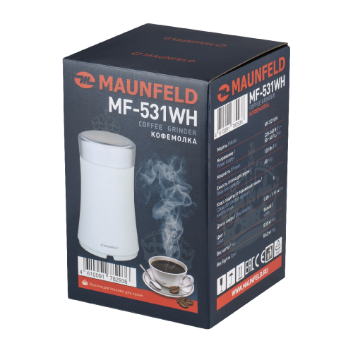 Кофемолка MAUNFELD MF-531WH фото 8