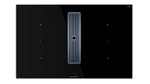 Индукционная варочная панель с вытяжкой KMI 8350.0 SR нержавеющая сталь Куперсбуш / Kuppersbusch
