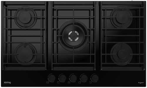 Газовая стеклянная варочная панель Korting HGG 9955 CTN