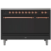 Кухонный блок ILVE P127QNE3/MGP матовый графит (фурн. медь)