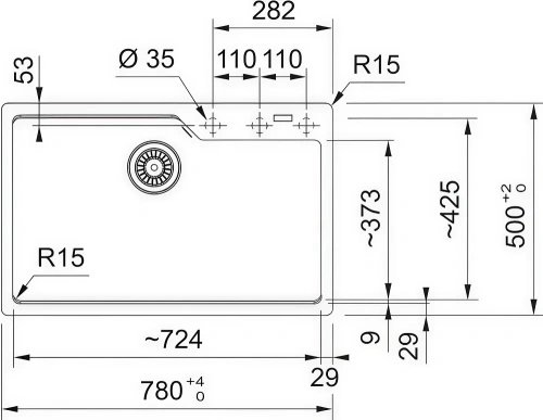 Мойка Franke UBG 610-72 снежно-белый фото 2