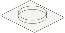 Falmec Фланец  D=200 мм, для Downdraft/Nuvola/Stella/Eclisse
