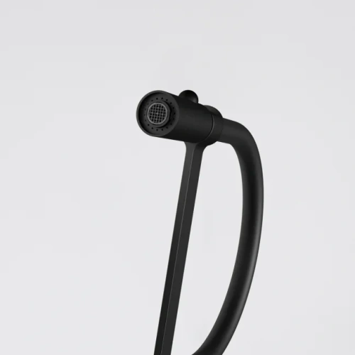 Смеситель Franke Lina Semi-pro с выдвижным шлангом черный матовый фото 2