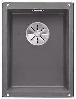 Мойка Blanco SUBLINE 320-U SILGRANIT отводная арматура InFino® темная скала