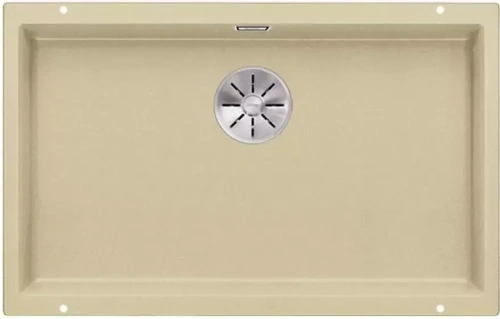 Мойка Blanco SUBLINE 700-U SILGRANIT отводная арматура InFino® шампань