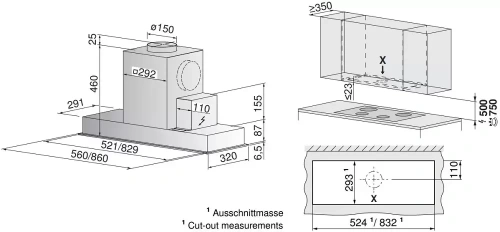 Встраиваемая вытяжка V-ZUG AiroClearCabinet V4000 AE4T-64010 фото 3
