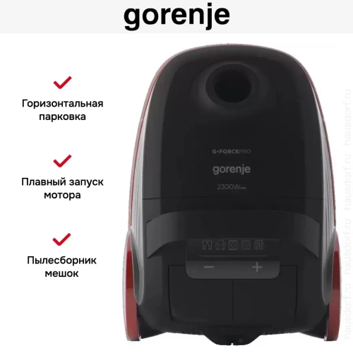 Пылесос Gorenje VC2321GPRBK фото 10