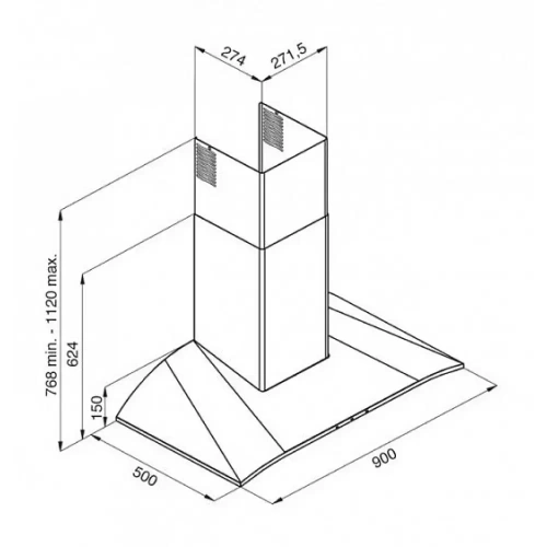 Вытяжка De Dietrich DHD 556 BE 1 фото 4