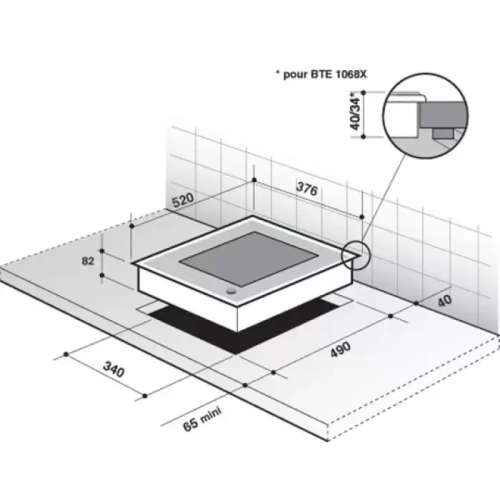 Модульная система De Dietrich DTE 1028 X фото 2