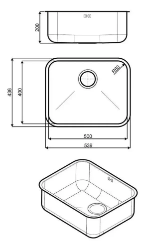 Мойка Smeg UM50 фото 5