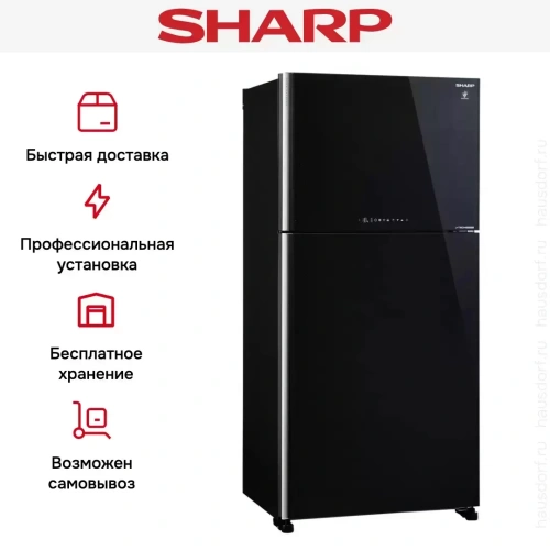 Двухкамерный холодильник Sharp SJ-XG 60 PGBK фото 5