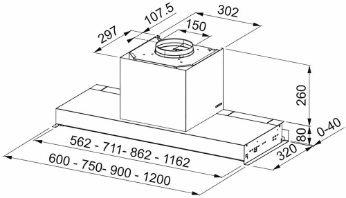 Вытяжка Faber IN-NOVA ZERO DRIP PLUS A60 фото 5