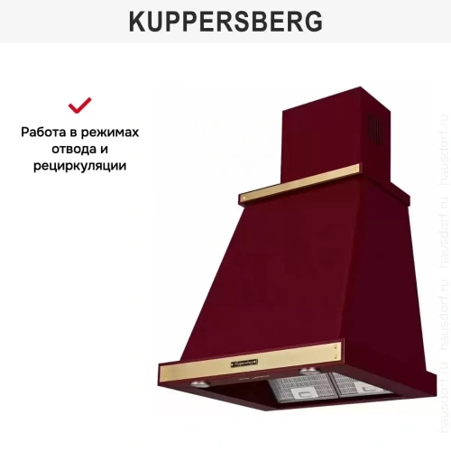 Вытяжка Kuppersberg T 669 BOR Bronze фото 6