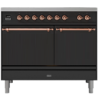 Кухонный блок ILVE PD10SDQNE3/MGP матовый графит (фурн. медь)