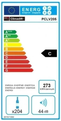 Винный шкаф Climadiff PCLV205 фото 8
