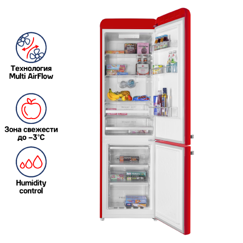 Холодильник MAUNFELD MFF186NFRR фото 2
