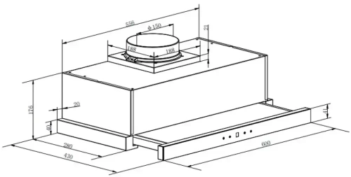 Встраиваемая вытяжка Maunfeld VS Touch 850 60 White фото 14