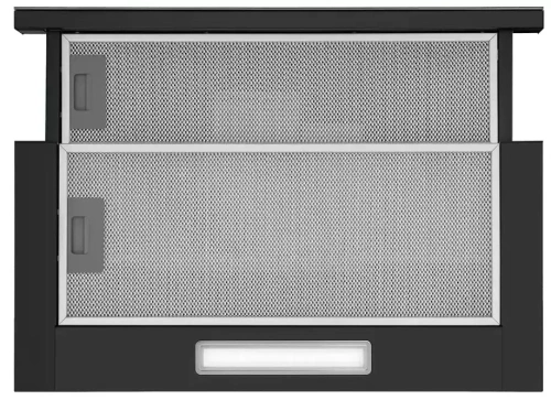 Встраиваемая вытяжка Maunfeld Clyde 60 черное стекло фото 5