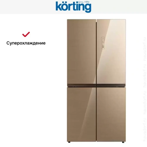 Четырехдверный холодильник Korting KNFM 81787 GB фото 8