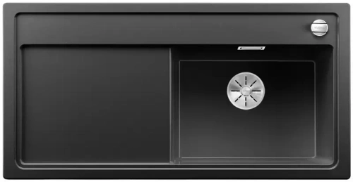 Мойка Blanco ZENAR XL 6 S чаша справа, доска стекло клапан-автомат InFino® антрацит