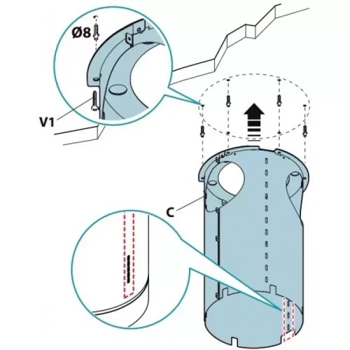 Вытяжка Falmec POLAR ISOLA X фото 3