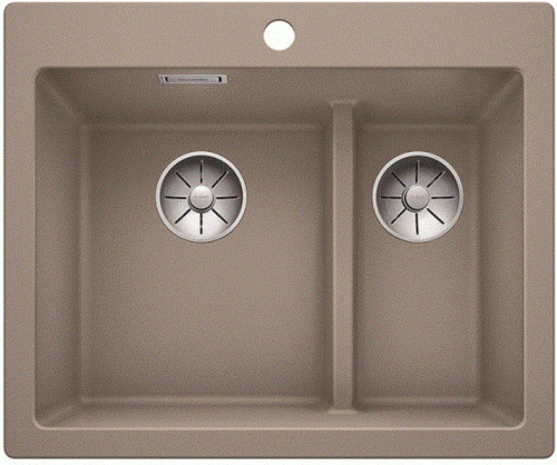 Мойка Blanco PLEON 6 Split SILGRANIT PuraDur серый беж