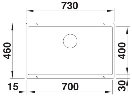 Мойка Blanco ROTAN 700-U Silgranit антрацит фото 3