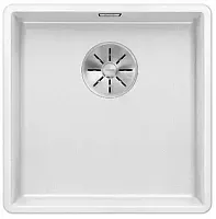 Мойка Blanco SUBLINE 400-F отводная арматура InFino® белый