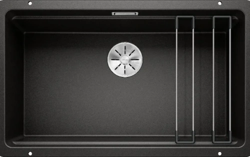Мойка Blanco Etagon 700-U Silgranit черный клапан-автомат InFino 525891