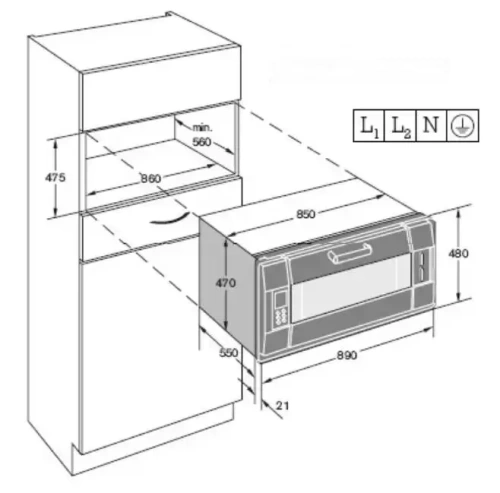 Духовой шкаф Gaggenau EB 385-110 фото 7