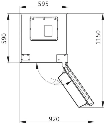 Холодильник Korting KNFC 62029 GN фото 4
