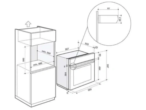 Духовой шкаф De Dietrich DOH4334B фото 6