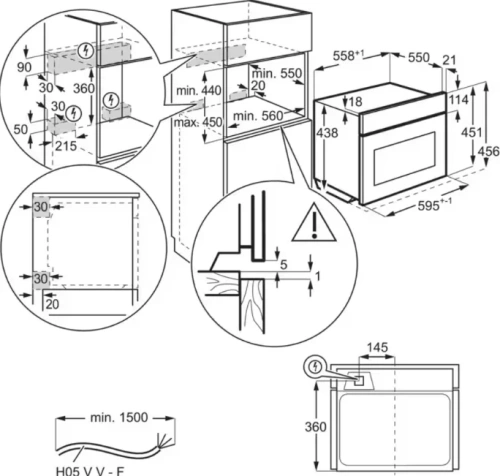 Встраиваемая микроволновая печь Electrolux EVM8E09X фото 8