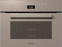 Компактный духовой шкаф с СВЧ Miele H 7440 BM Pearlbeige