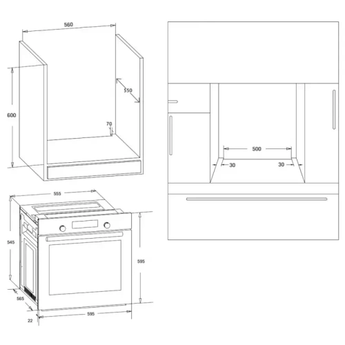Электрический духовой шкаф Korting OKB 370 CMW фото 5