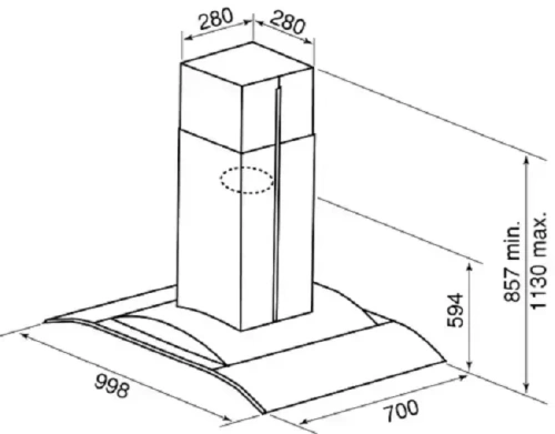 Вытяжка De Dietrich DHD 365 XP1 фото 2