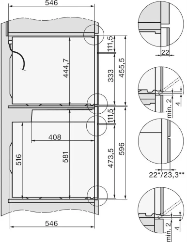 Компактный духовой шкаф с СВЧ Miele H7440 BMX Pearlbeige фото 4