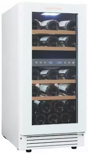 Встраиваемый под столешницу винный шкаф CellarPrivate CP027-2TWH фото 7