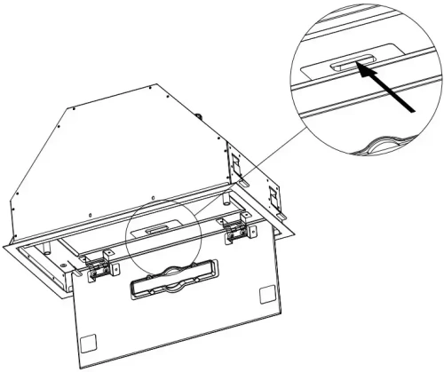 Встраиваемая вытяжка Korting KHI 9828 GN фото 5