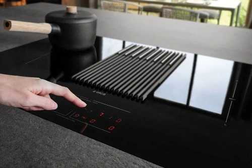 Варочная панель с вытяжкой Elica NIKOLATESLA LIBRA EVO BL/A/83 фото 6