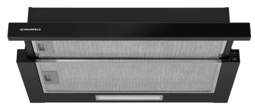 Встраиваемая вытяжка Maunfeld Clyde 50 чёрное стекло фото 3