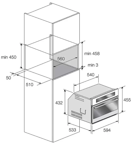 Духовой шкаф Fulgor Milano FCMO 4511 TM X фото 4