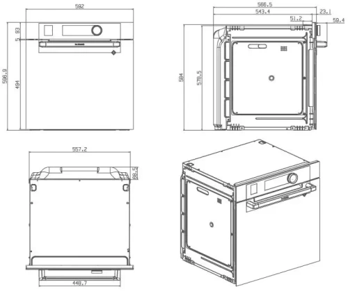 Духовой шкаф De Dietrich DOP7231A фото 4