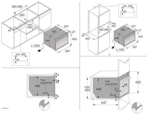 Духовой шкаф с СВЧ Asko OCM8464A1 фото 8
