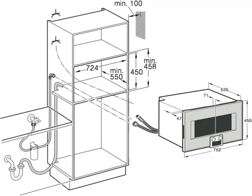 Духовой шкаф-пароварка Gaggenau BS 484-110 фото 3